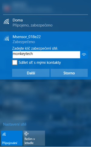 Ip teploměr wifi